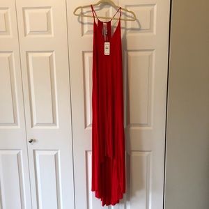 Splendid high/lo halter dress